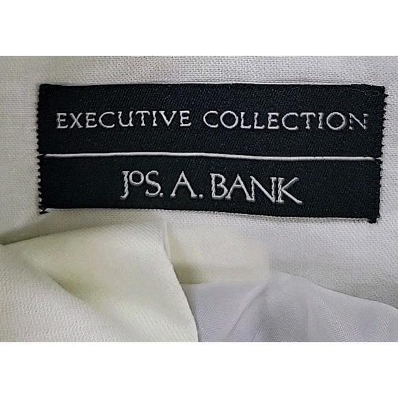 Jos A Bank Pants Mens 38 REG TAN Wool Gabardine Stretch Executive Collection NWT - Picture 3 of 9